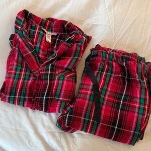 Victoria Secret Flannel Pajama Set